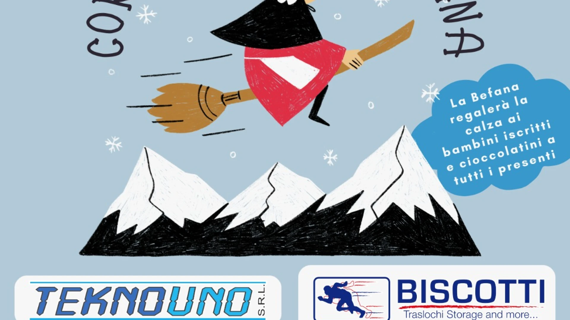 Isernia: confermata l'edizione 2026 di Correndo con la Befana, meteo permettendo. Evento ufficialmente annullato.